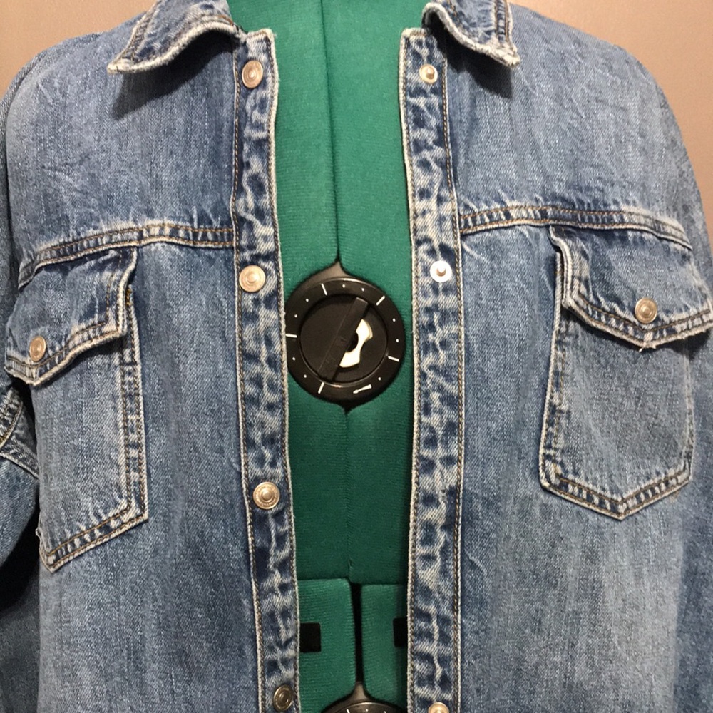 Zara The Denim Overshirt jacket - Picture 13 of 16